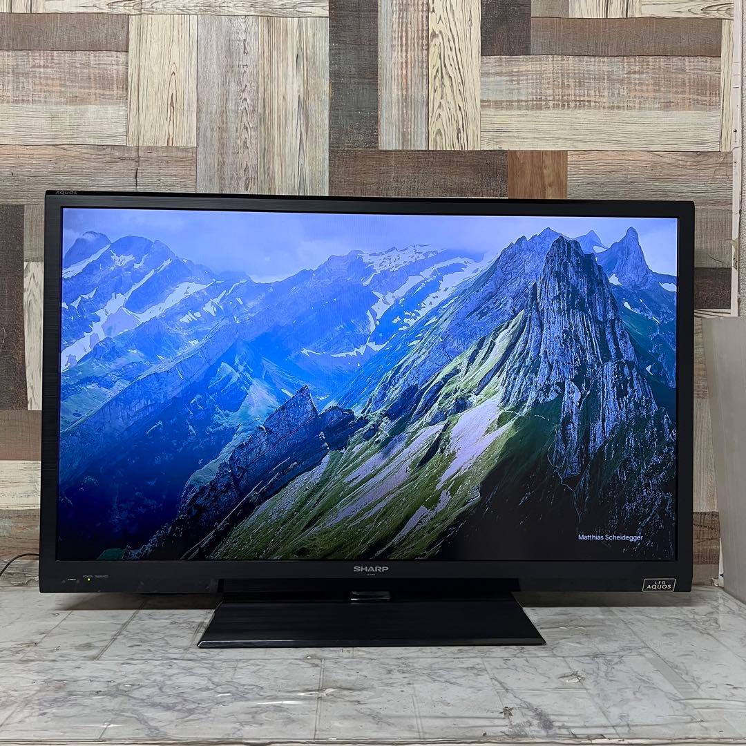 即日受渡❣️全国送料込シャープ AQUOS40型液晶テレビ外付HDD対応取説付