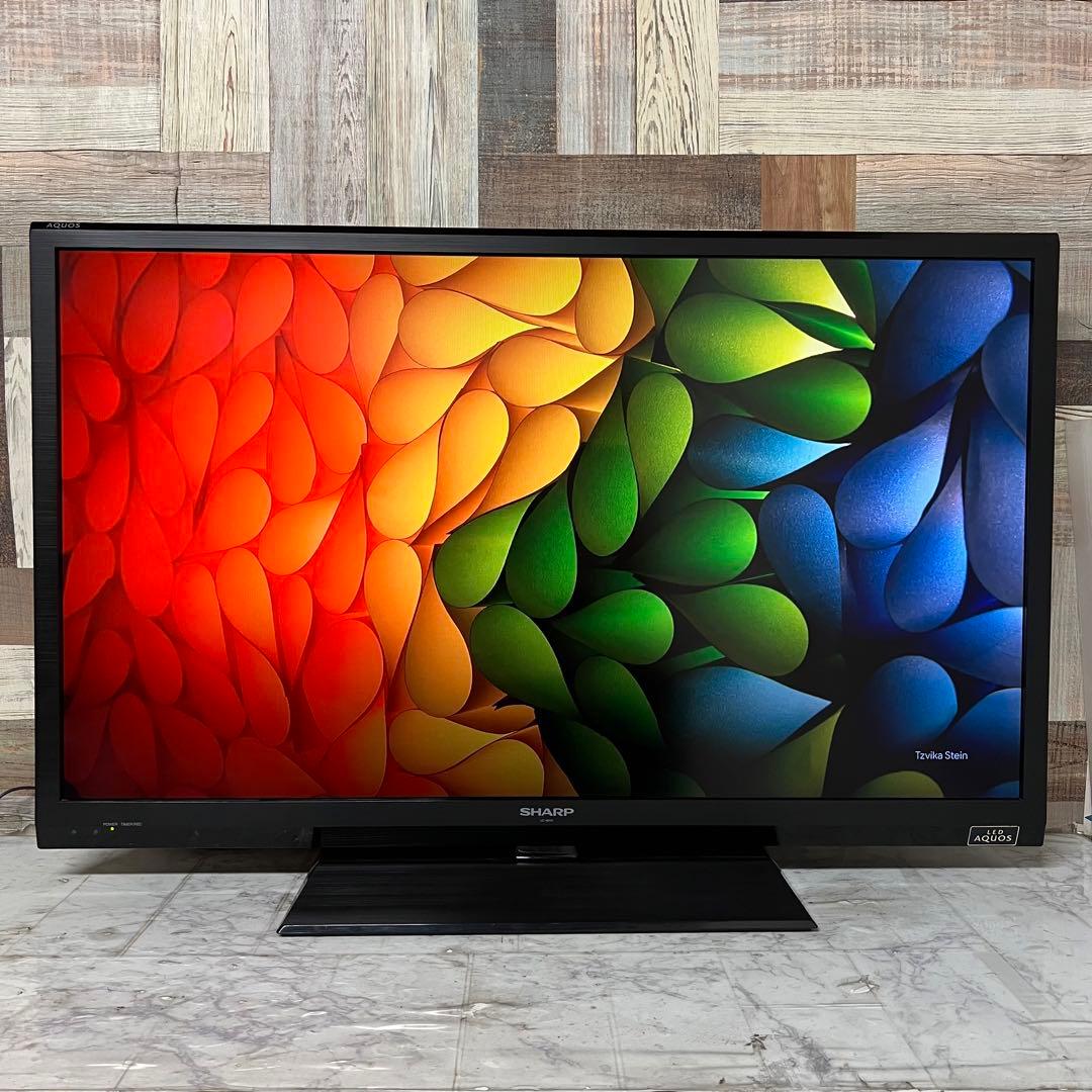 即日受渡❣️全国送料込シャープ AQUOS40型液晶テレビ外付HDD対応取説付