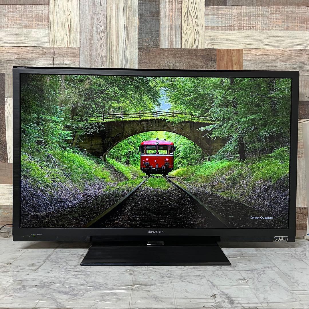 即日受渡❣️全国送料込シャープ AQUOS40型液晶テレビ外付HDD対応取説付