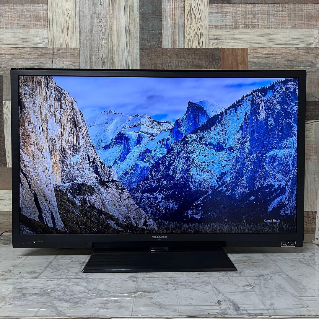 即日受渡❣️全国送料込シャープ AQUOS40型液晶テレビ外付HDD対応取説付