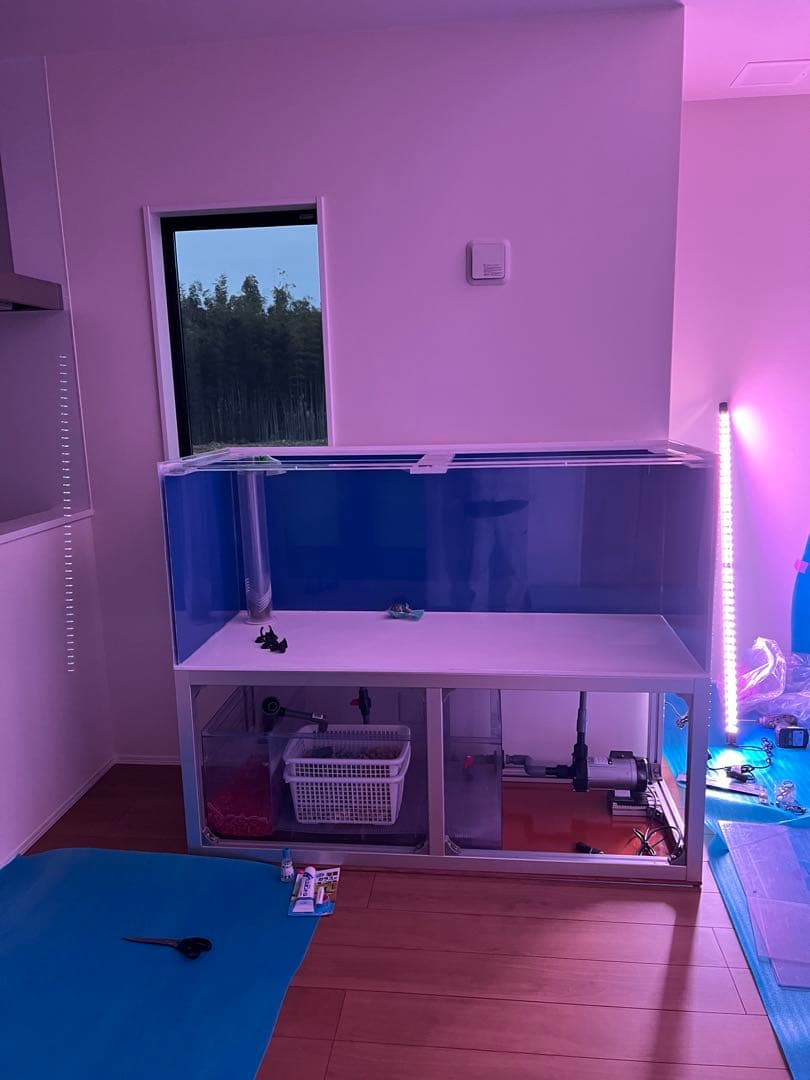 アルミ製 水槽台 1500×600×600