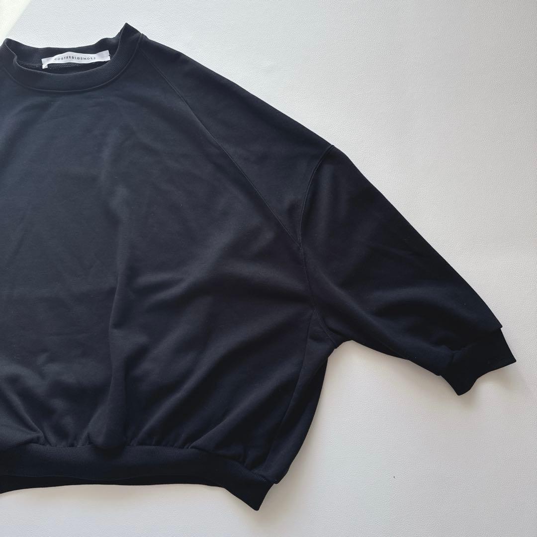 COG THE BIG SMOKE スウェット　黒　ドルマンスリーブ　立体