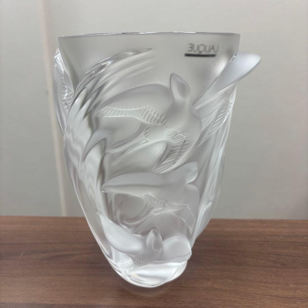 ラリック 花瓶 マルティネット Martinets フラワーベース 鳥