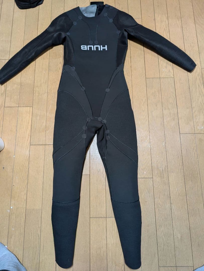 美品 HUUB ウェットスーツ トライアスロン メンズ MLサイズ リペア跡あり