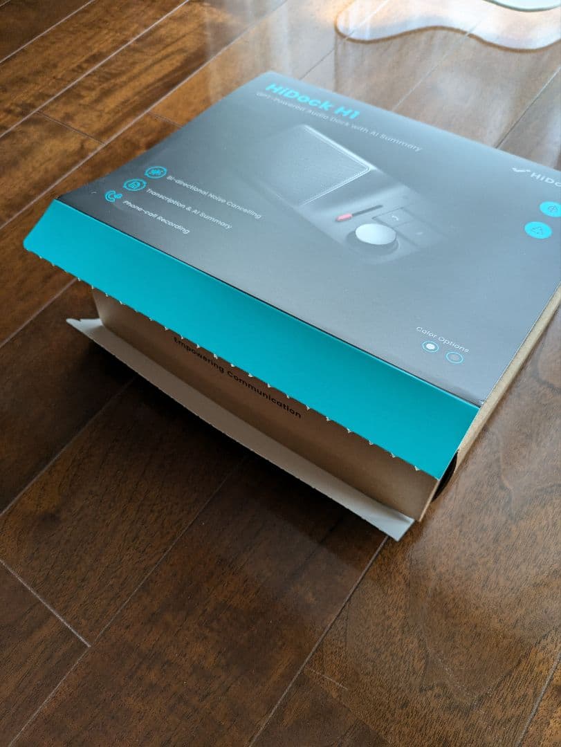 HiDock H1 AI議事録機能搭載 テレワーク・オンライン会議に最適！