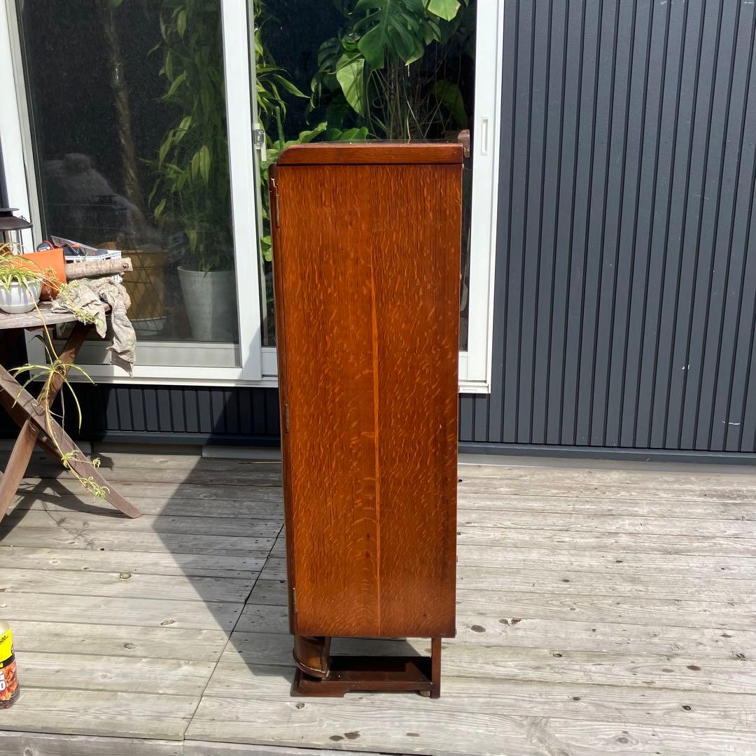 英国アンティーク MILWOOD 木製 ライティングビューロ サイドボード