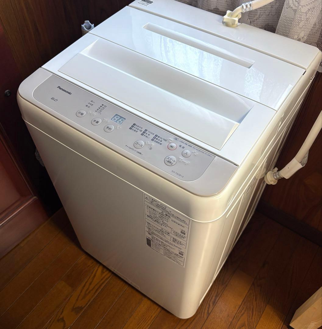 Panasonic 洗濯機 6kg NA-F60B14 ベージュ