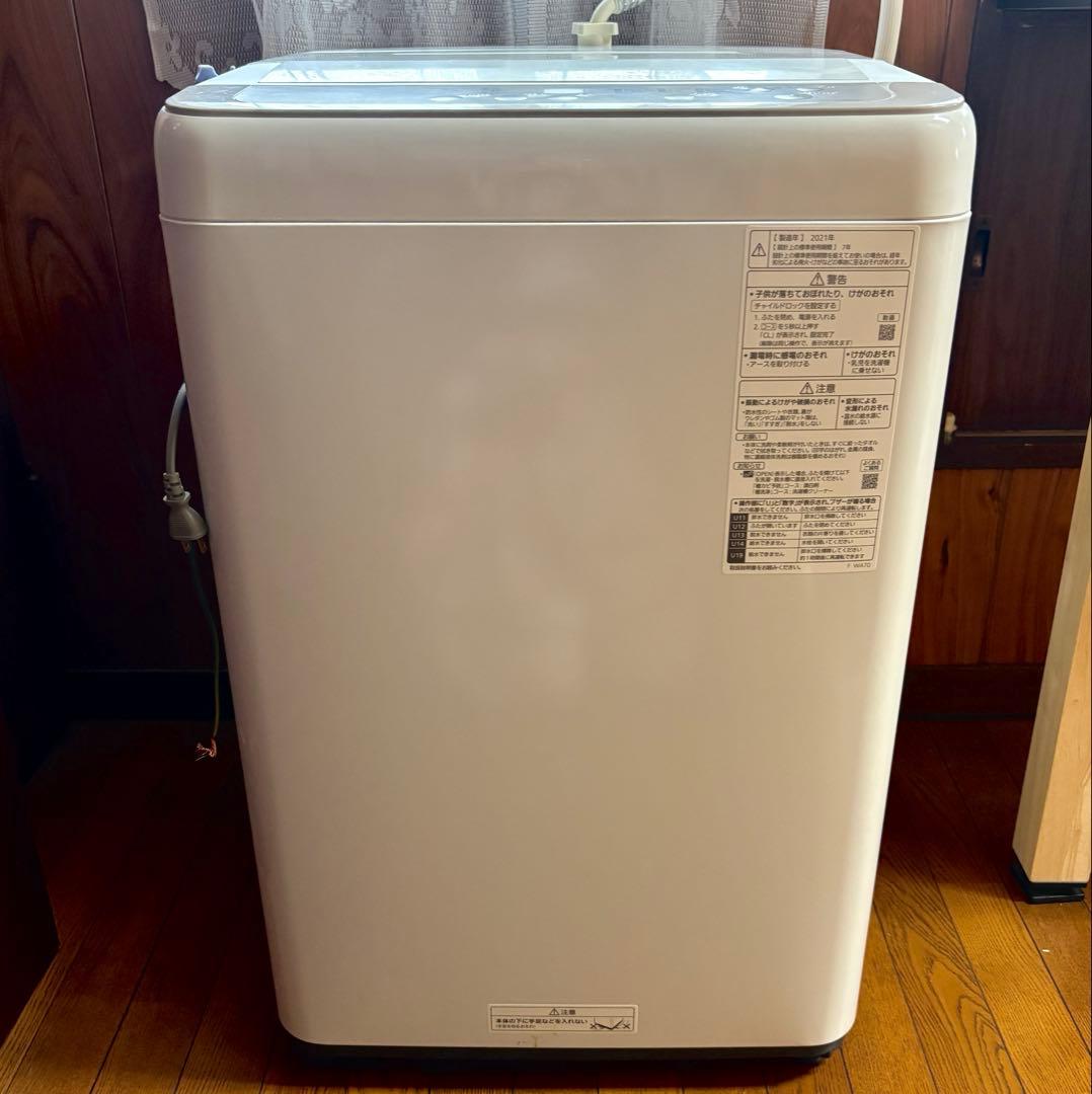 Panasonic 洗濯機 6kg NA-F60B14 ベージュ