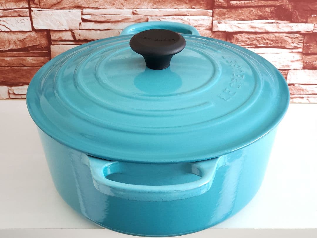 【良品】ル・クルーゼ　ココットロンド　26㎝