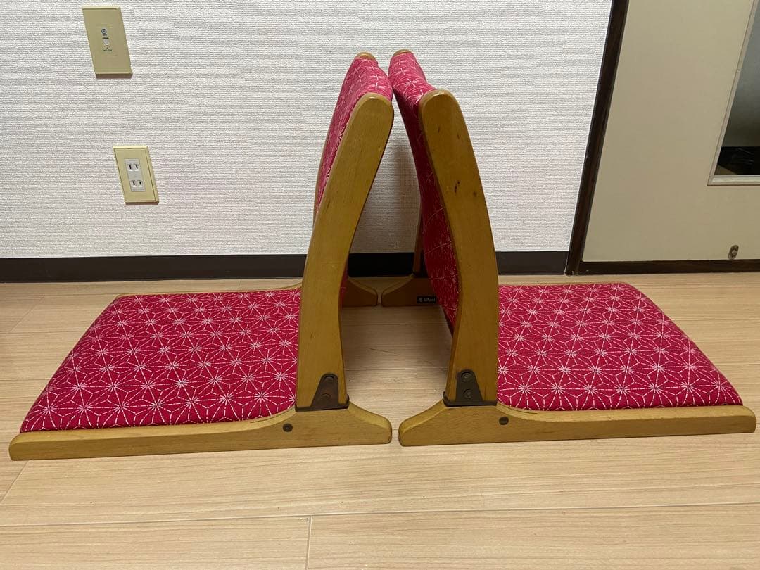 3点セット　光製作所 座椅子 3点 おまとめ 赤　緑