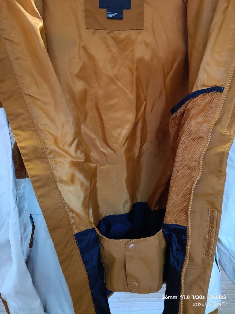 THE NORTH FACE マウンテンパーカー 茶/白 サイズUS：Ｌ大人気