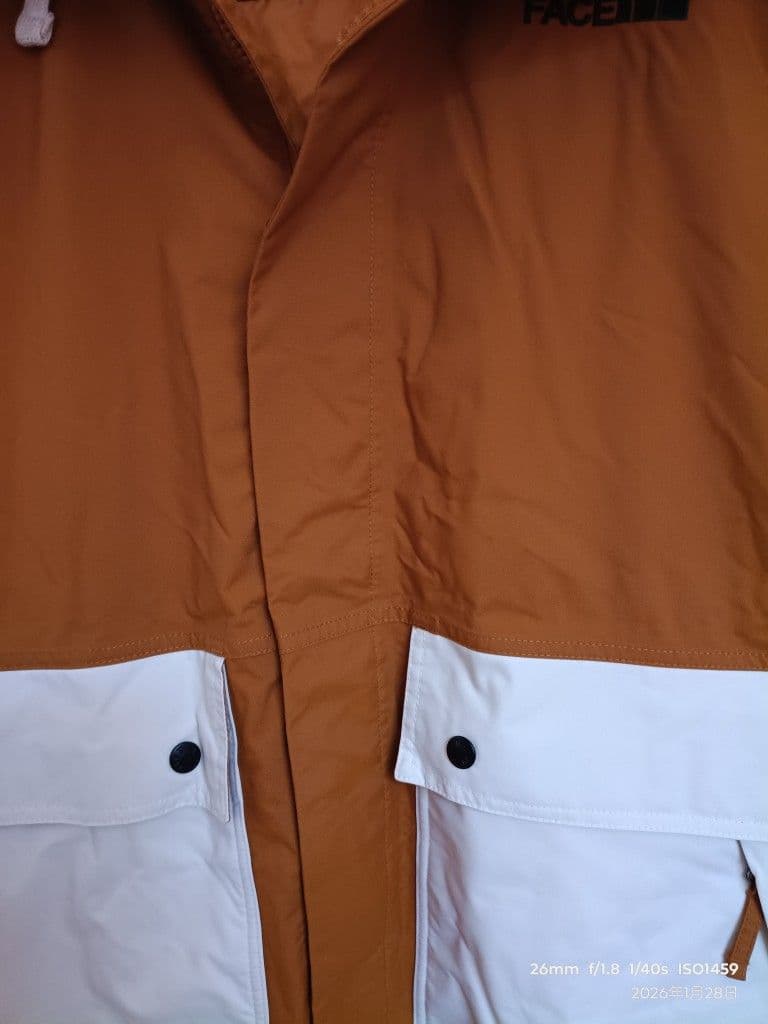 THE NORTH FACE マウンテンパーカー 茶/白 サイズUS：Ｌ大人気