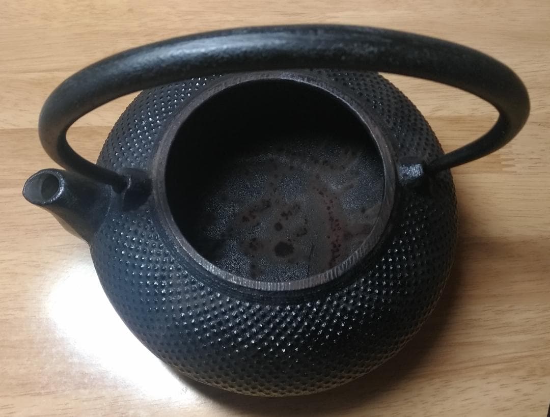 ★南部鉄器　鉄瓶　アラレ模様★