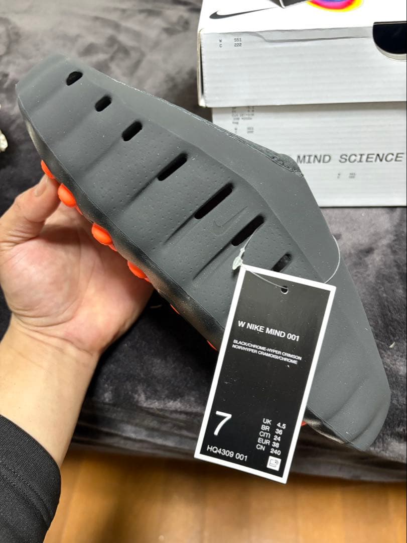 【新品】NIKE MIND 001 レディース 24.0cm ブラック