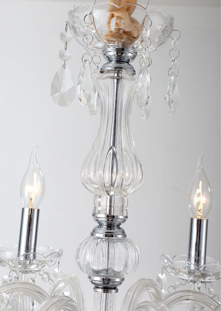 子*s様 LED電球付きクリスタルシャンデリア 3灯