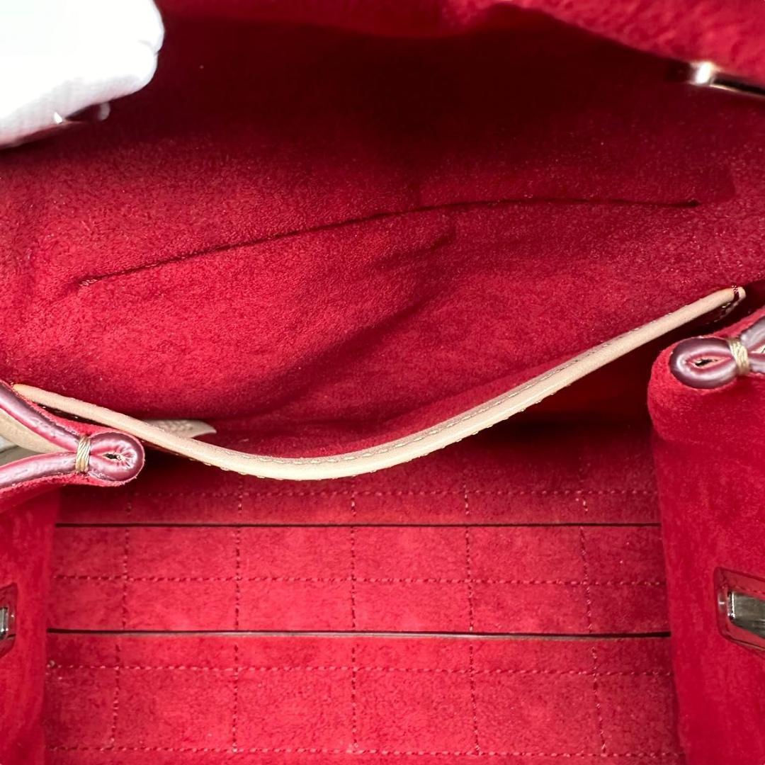 TOD'S トッズ ツイスト レザー ハンドバッグ ボーリングバッグ 2way