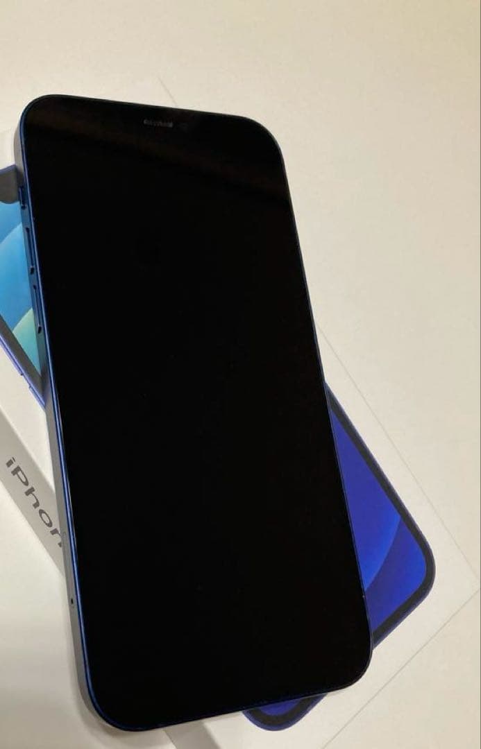 箱・付属品付★ iPhone12 128GB ブルー●匿名配送