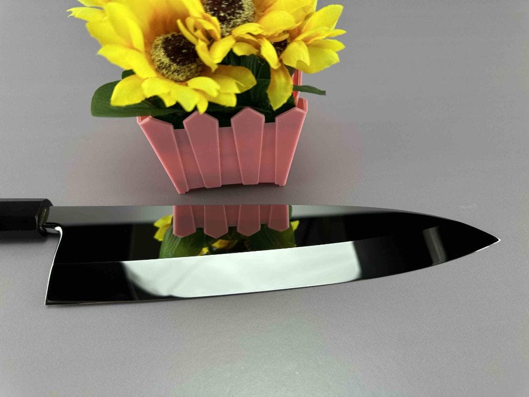 5675 大出刃包丁 9寸 ウルトラ鏡面仕上げ 刺身包丁 スネークウッド八角柄