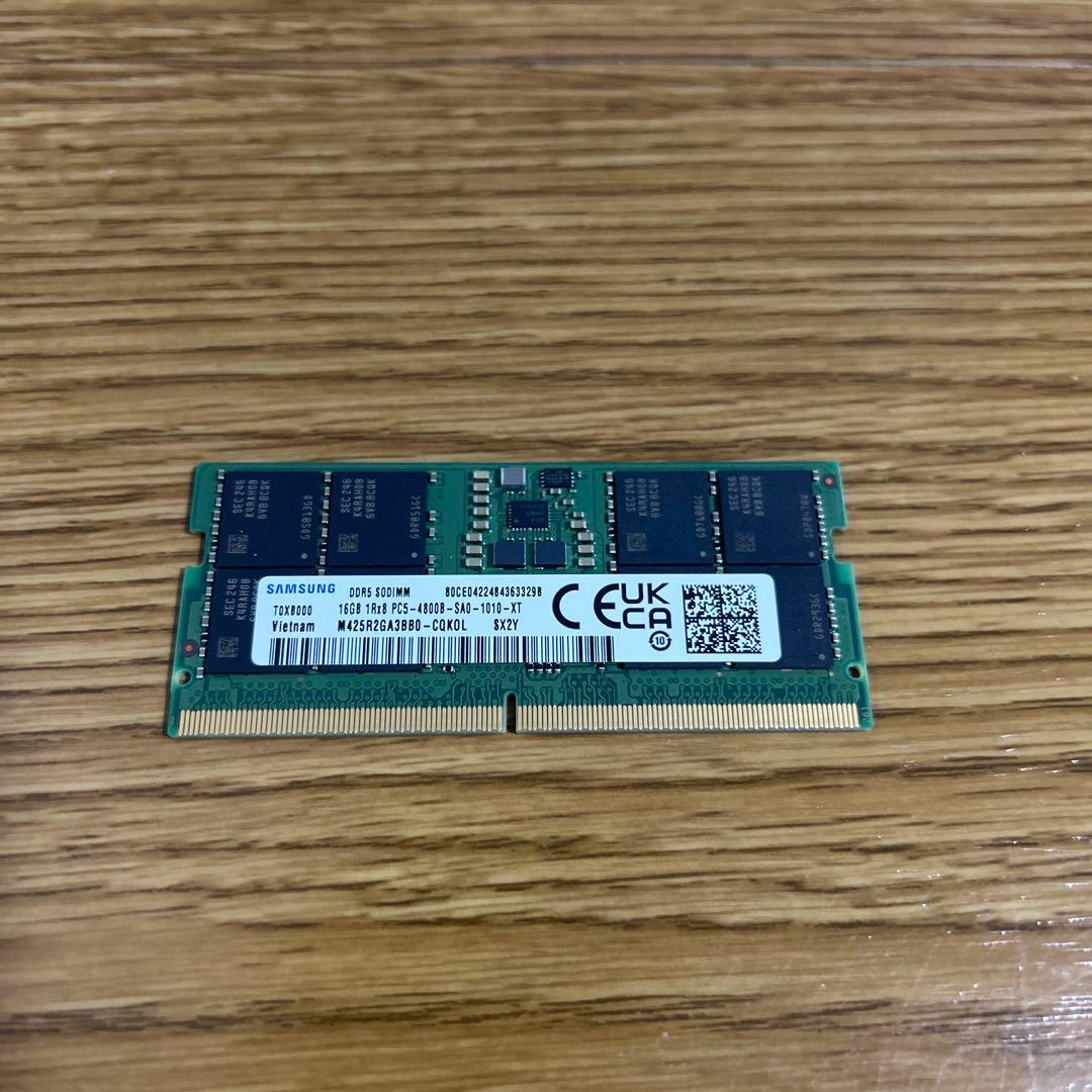 Samsung HP 16GB DDR5メモリー 2枚セット