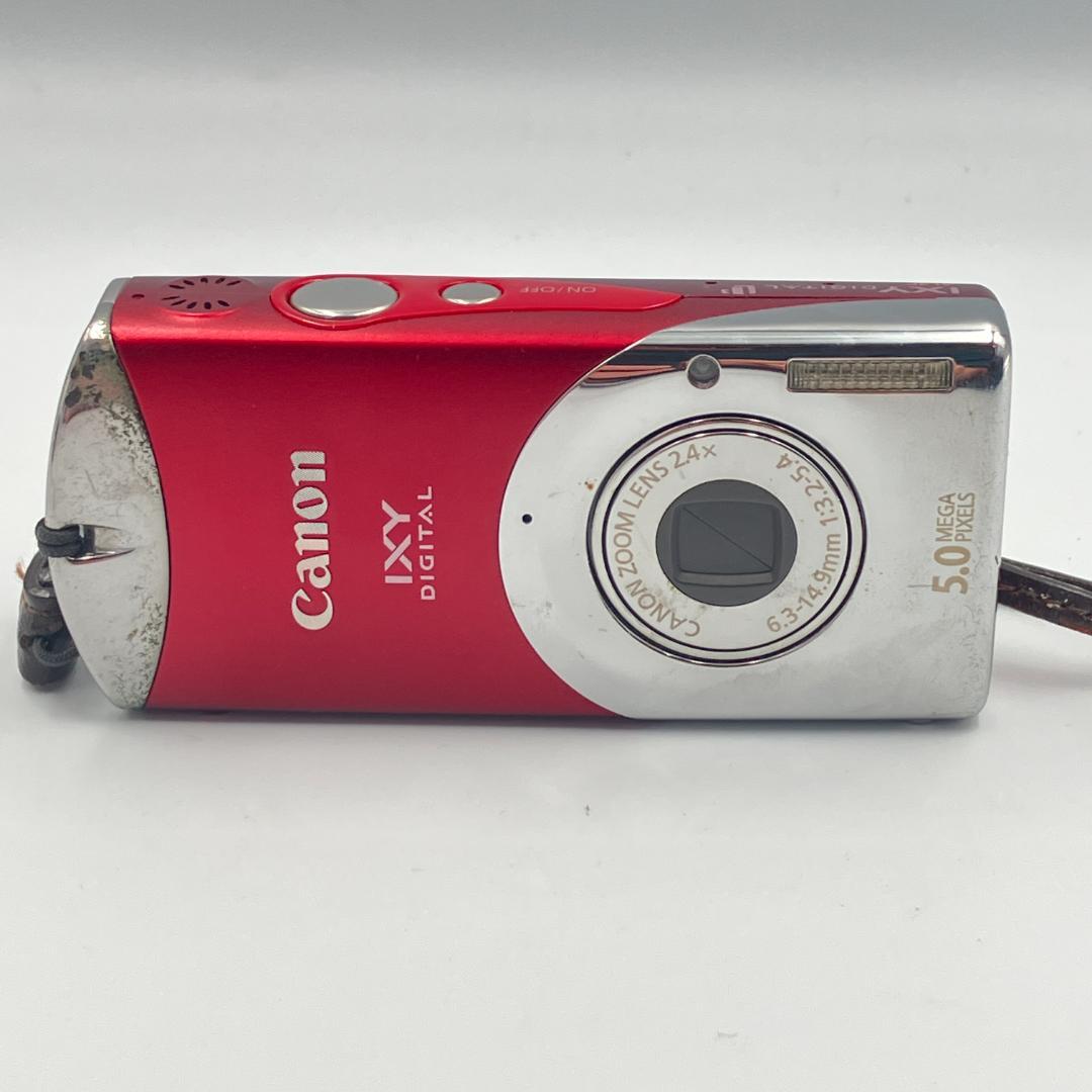 美品 Canon IXY DIGITAL L3 レッド コンパクトデジタルカメラ