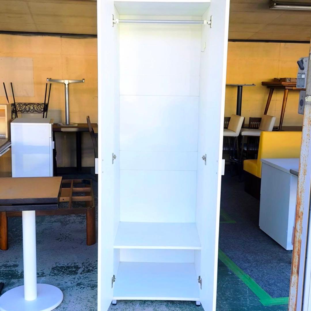 ニトリ ワードローブ WA-L0 1960 ホワイト クローゼットハンガーラック