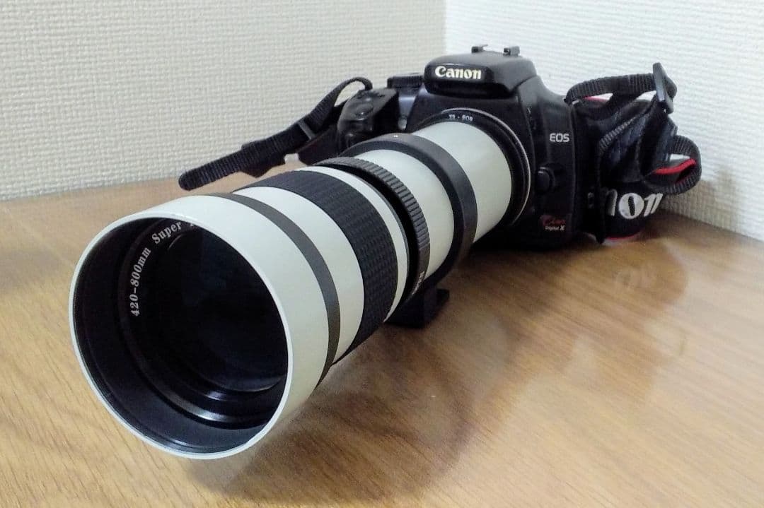 Canon EOS デジタル一眼レフカメラ 800mmレンズ付き