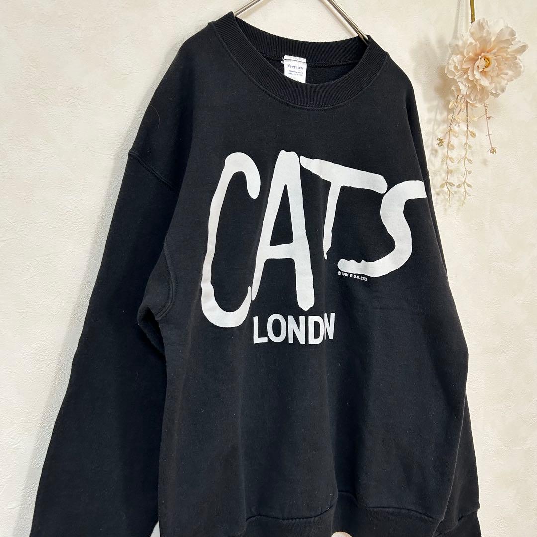 【CATS 】London キャッツ スウェット トレーナー　ヴィンテージ
