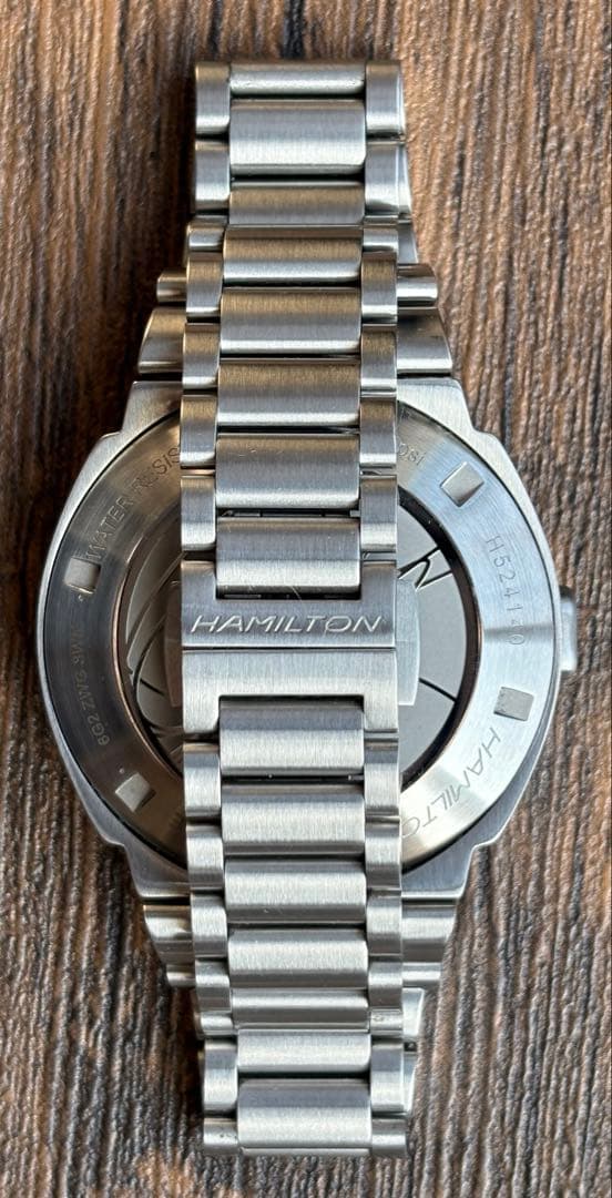 美品 HAMILTON ハミルトン PSR H524140 グリーン LED