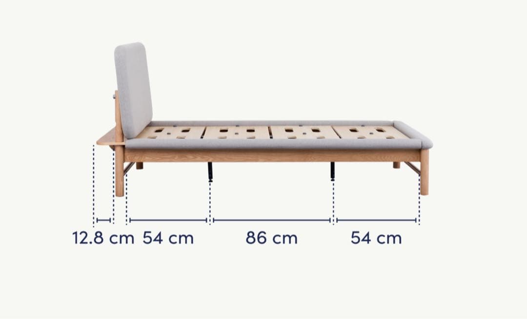 コアラファブリックベッドフレーム ダブル【引き渡し都内】