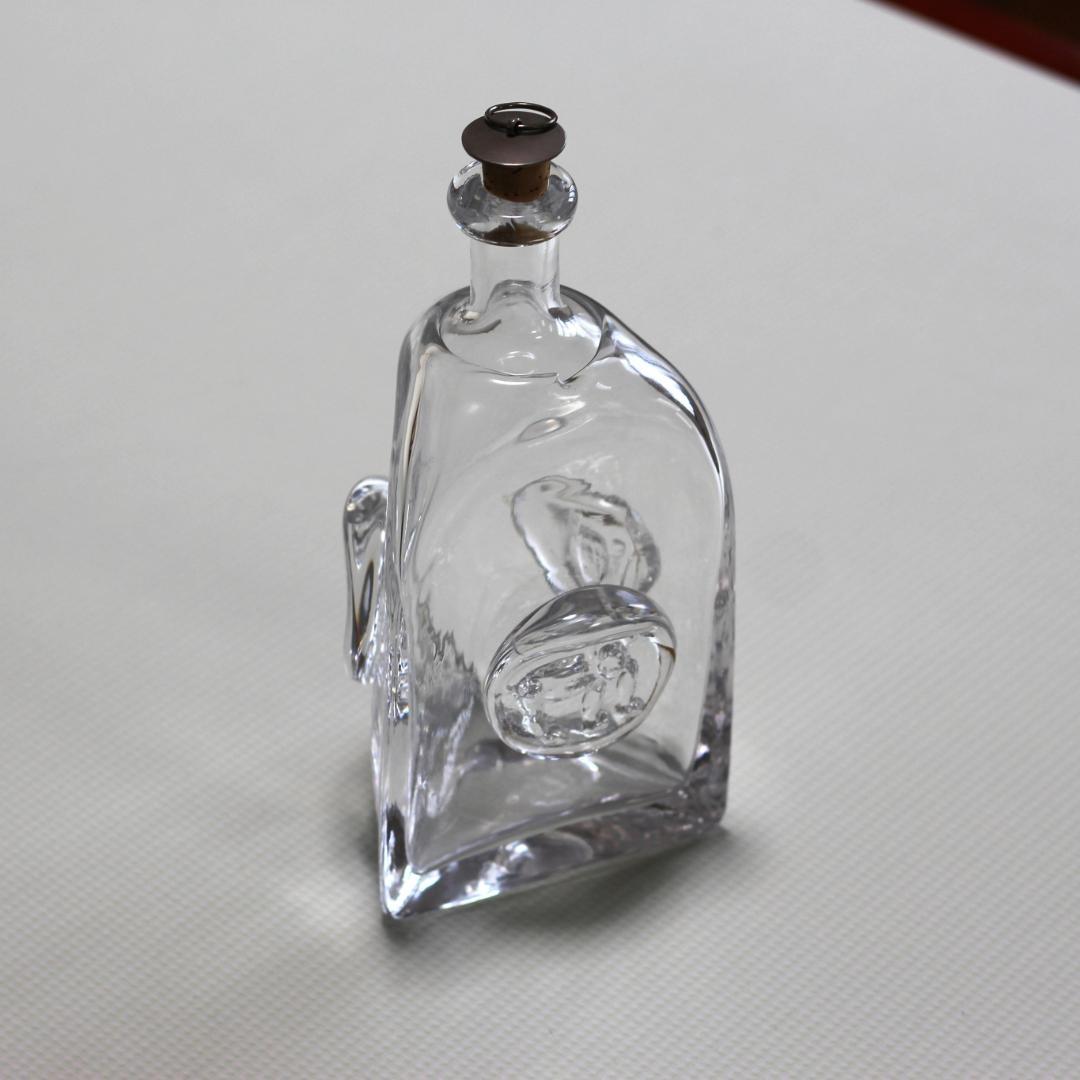 【貴重】エリックホグラン　Erik Hoglund　最初期作品　三角デキャンタ