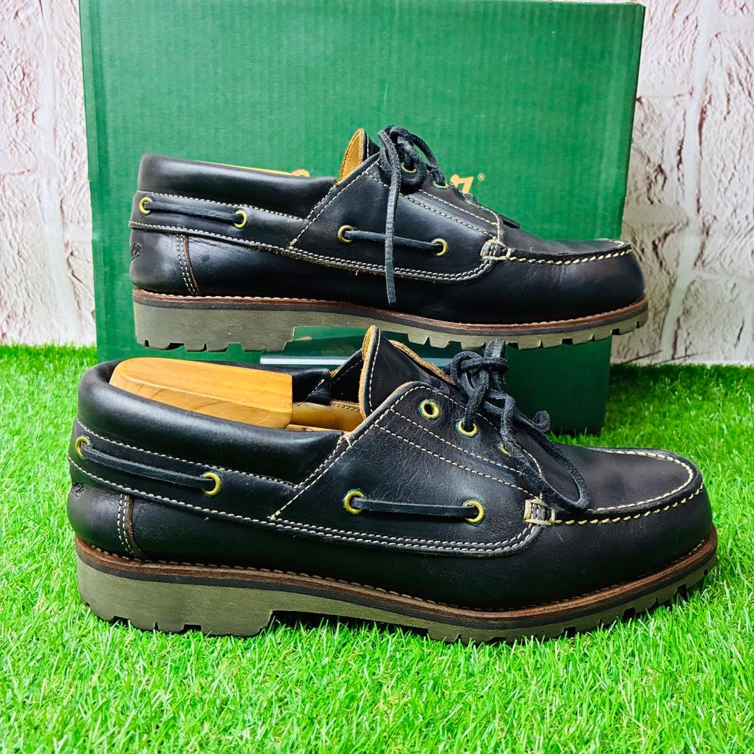 【極美品】danner 3eye デッキシューズ 厚底 本革 8½(26.5)