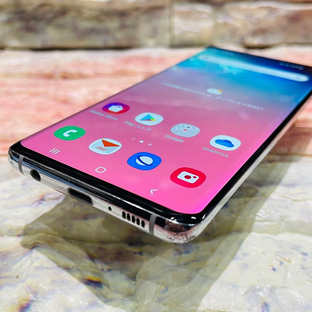 SIMフリー Galaxy S10 128GB プリズムホワイト 電池良好
