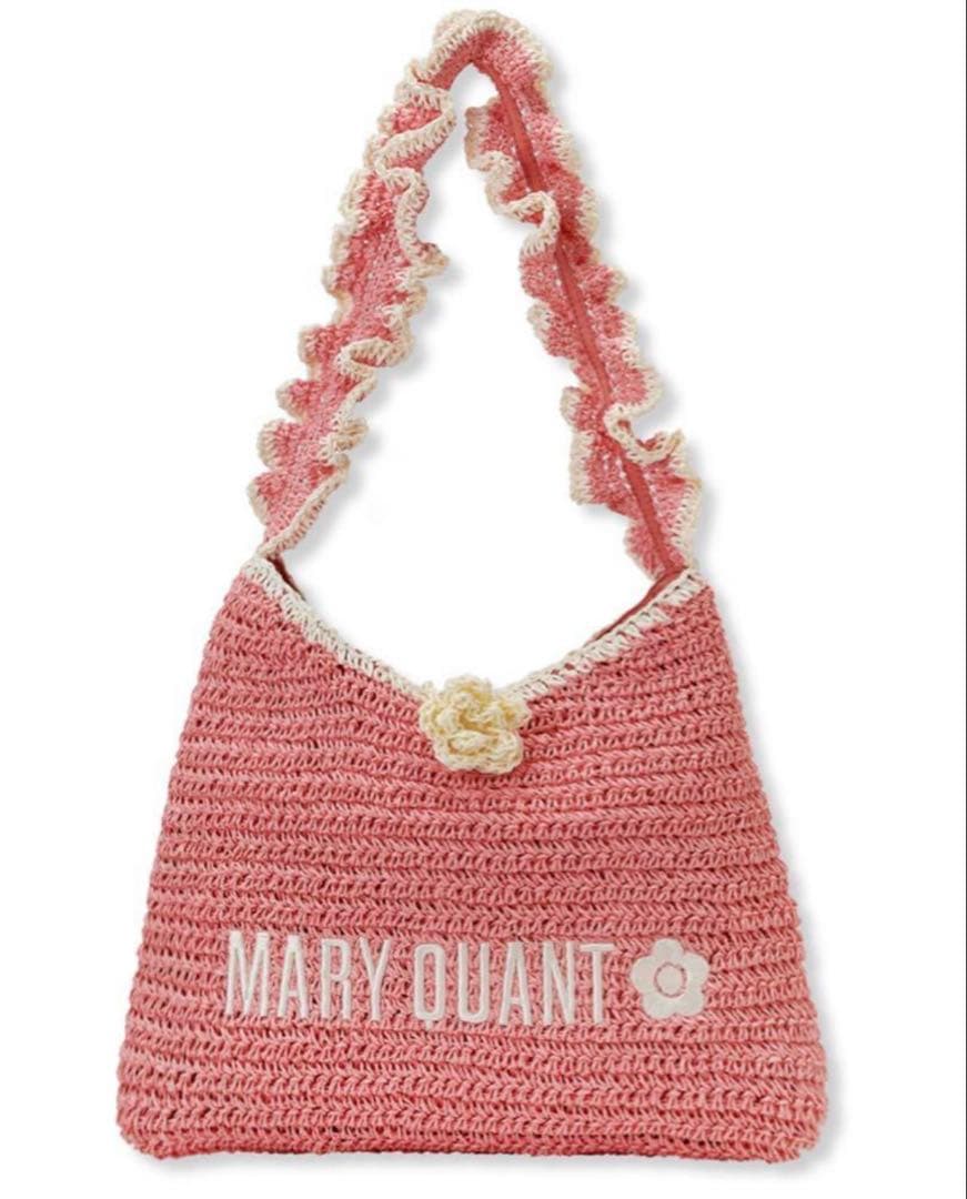 MARY QUANT カゴバッグリリーブラウン