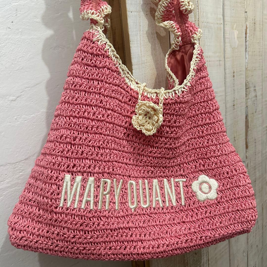 MARY QUANT カゴバッグリリーブラウン