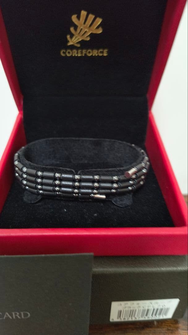 COREFORCE ブラックビーズブレスレット70 [正規品]