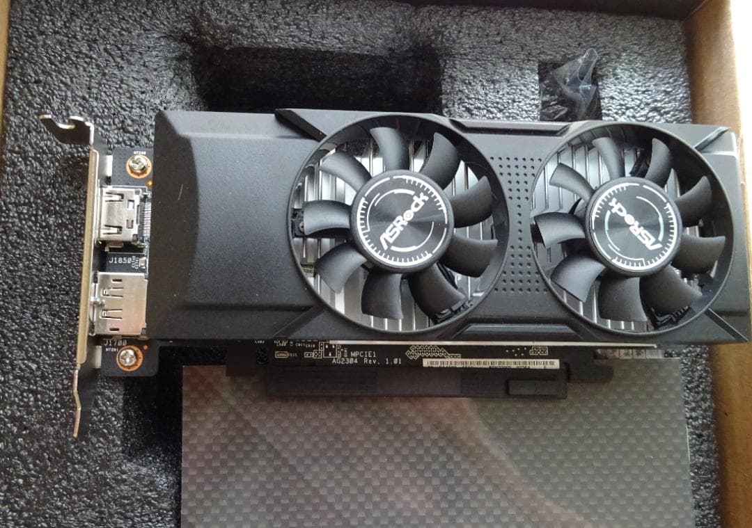 Radeon RX550 Low Profile(ASRock社版)