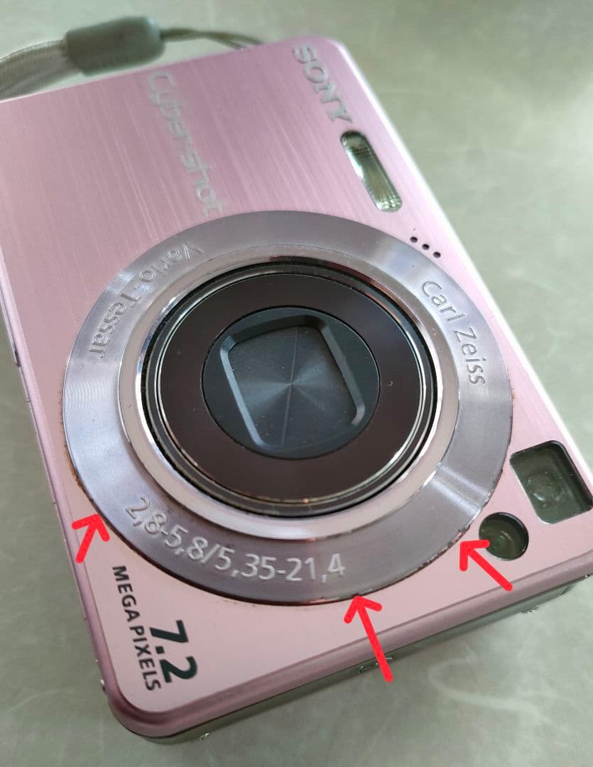 SONY Cyber-shot 7.2メガピクセル ピンク