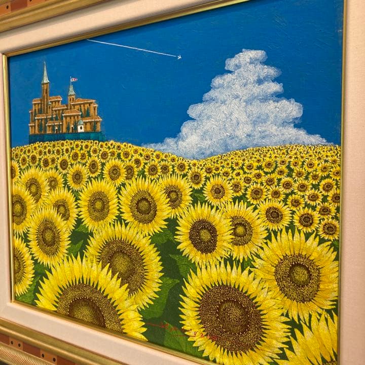 「夏の訪れ」6号テンペラ画