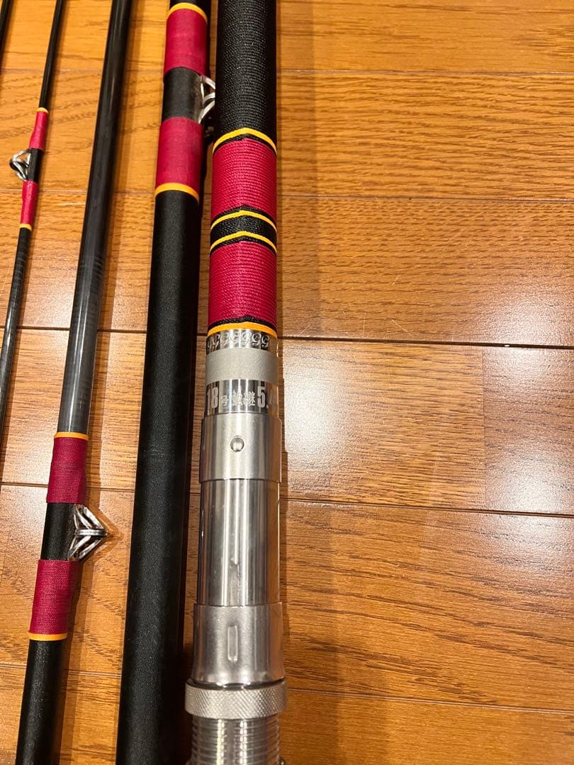 まる がまかつ がま石 18号 並継 5.4m　石鯛 未使用に近い