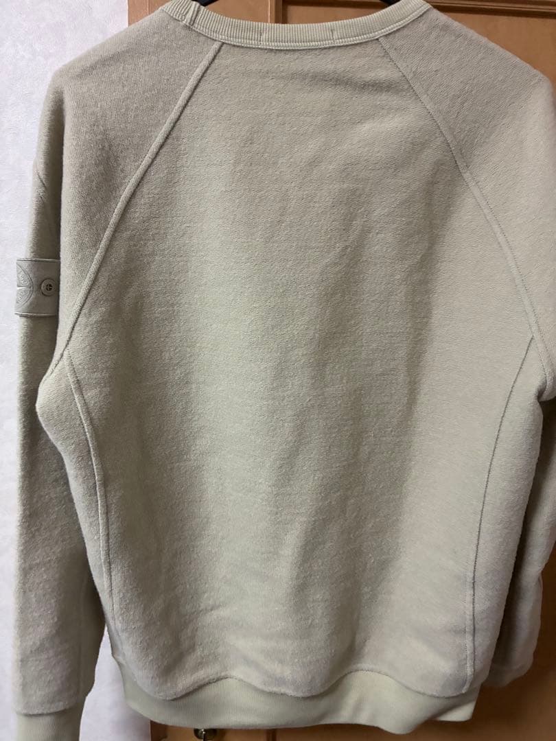 STONE  ベージュ クルーネックスウェット