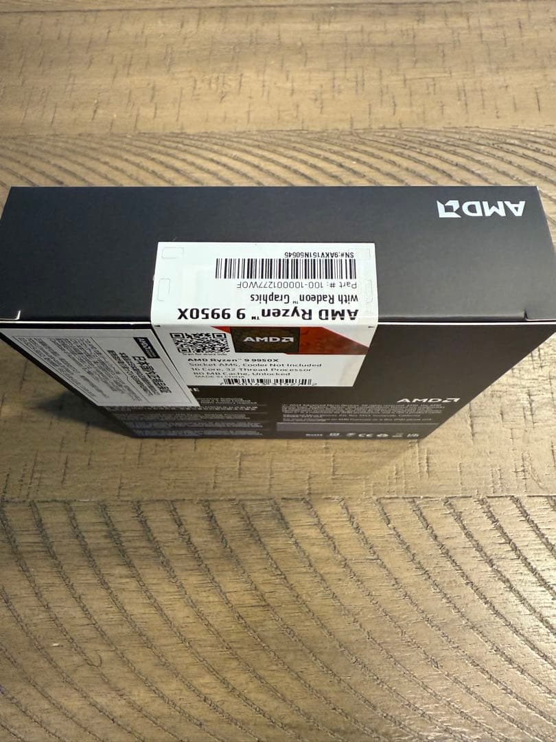 【新品・未開封】AMD Ryzen 9 9950X CPU