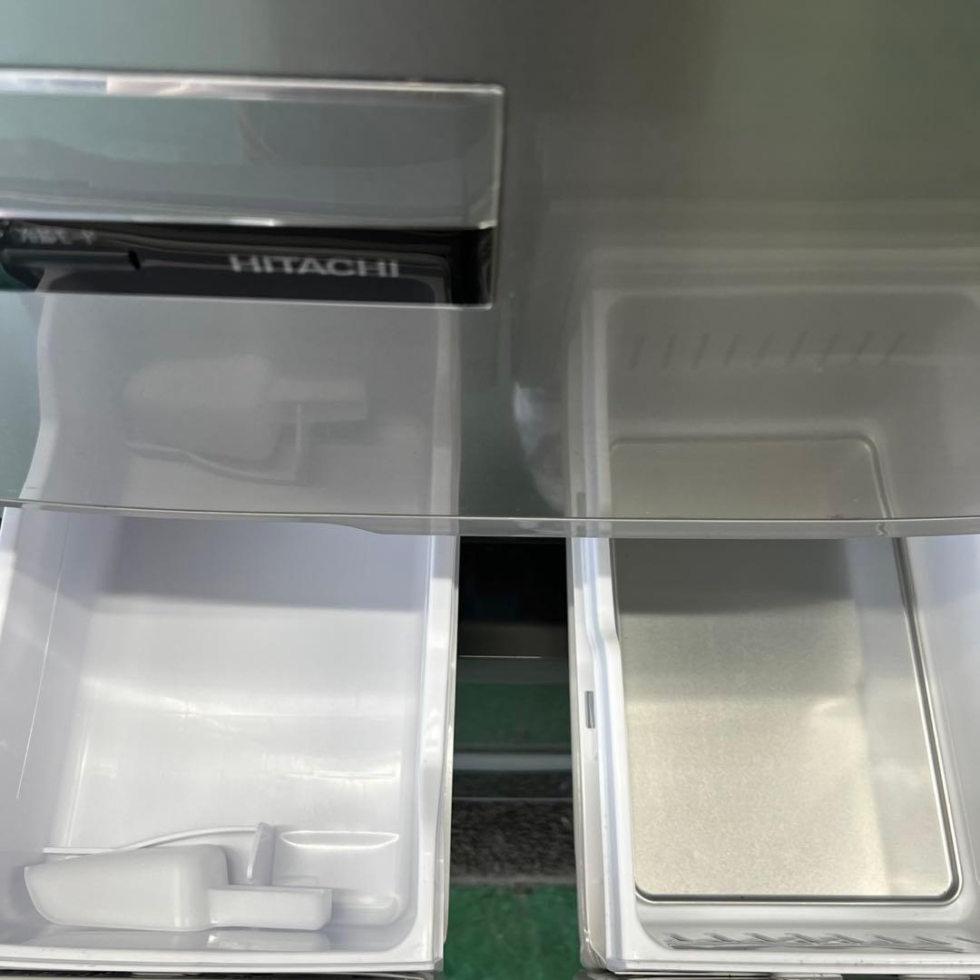 759　日立　冷蔵庫　設置無料　大型　400ℓ級　安い　中古　シルバー　おすすめ