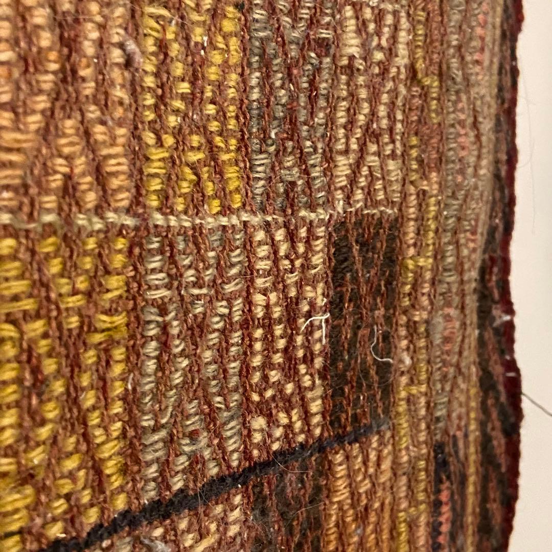 山田　オールドジジム　キリム　ラグ　アンティーク　刺繍　手仕事