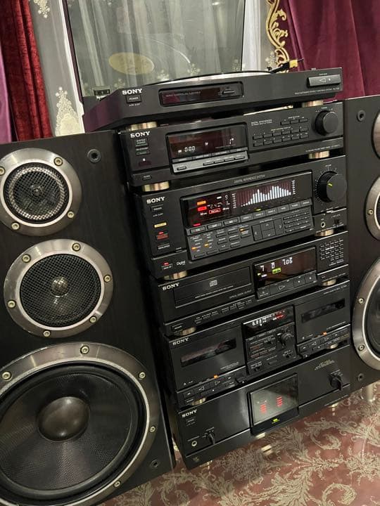 内蔵ブルーツゥース変更可能SONYリバティ LBT-V925 中古品レコード付き