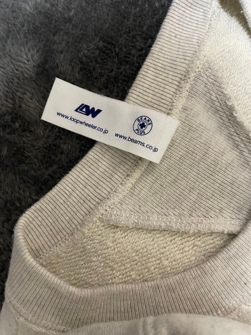 loopwheeler beams ビームスプラス別注 オートミール スウェット