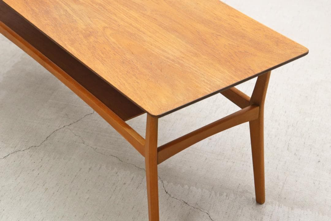北欧 デンマーク ヴィンテージ チーク材 センターテーブル ローテーブル