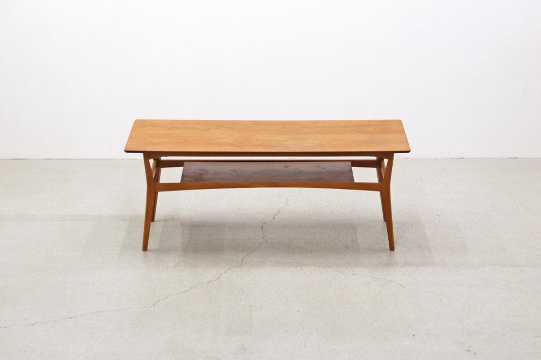 北欧 デンマーク ヴィンテージ チーク材 センターテーブル ローテーブル