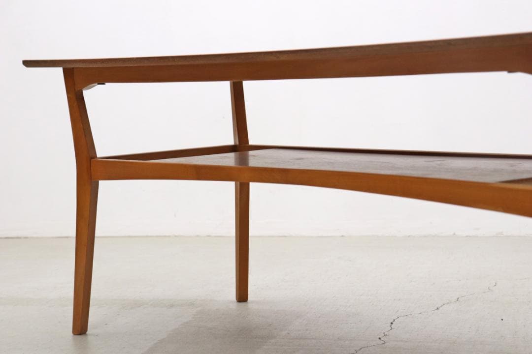 北欧 デンマーク ヴィンテージ チーク材 センターテーブル ローテーブル