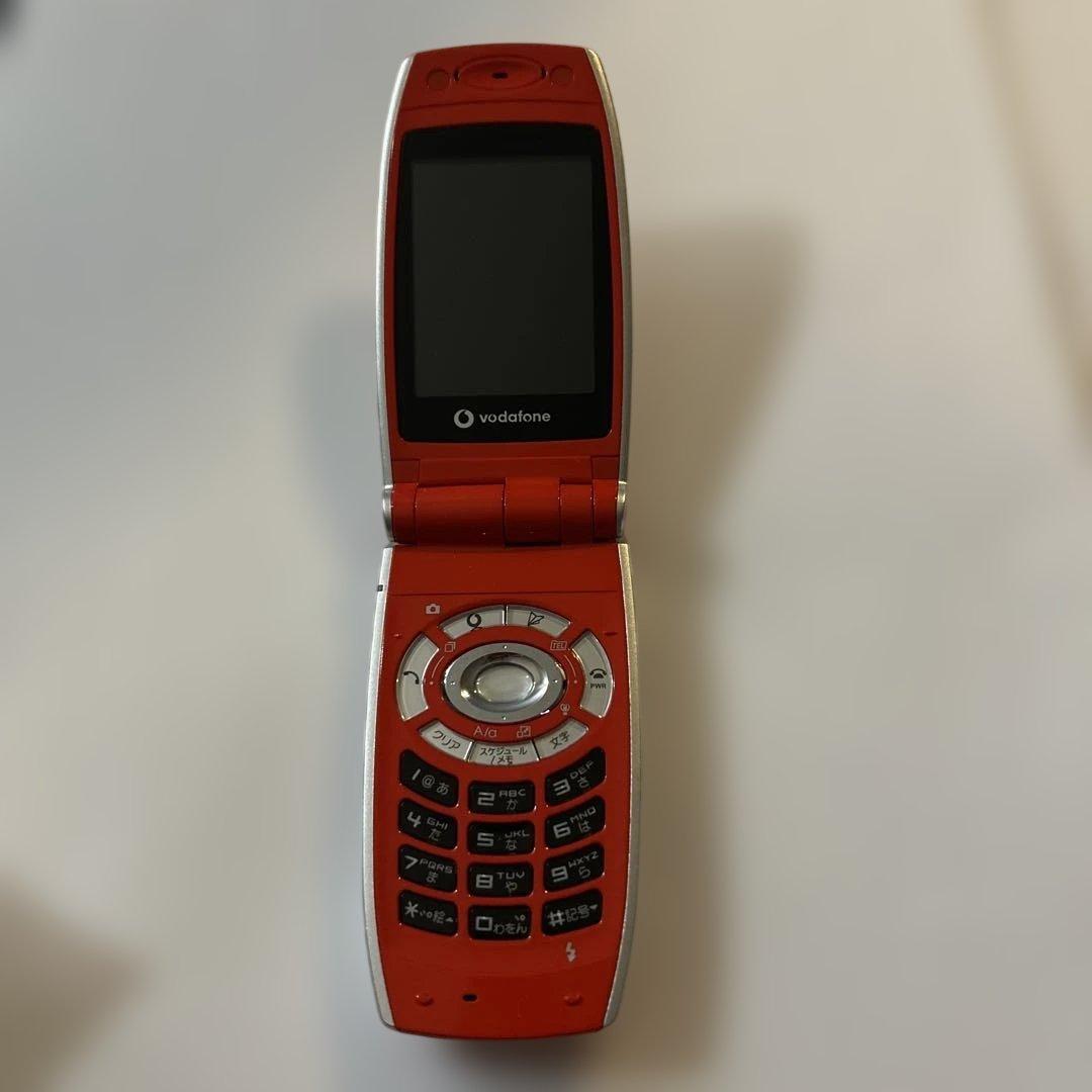 Ferrari 折りたたみ携帯電話 Vodafone レッド本体のみ　（激レア）