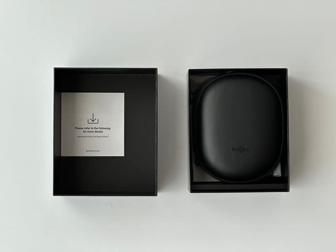 Shokz OpenComm 2 骨伝導ワイヤレスヘッドセット 黒